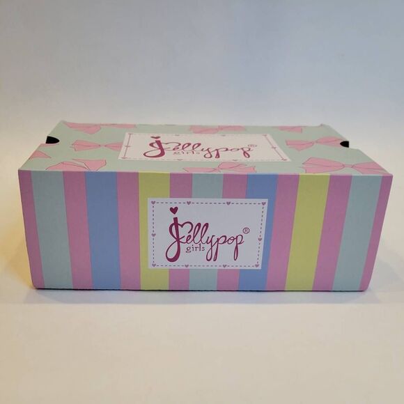 Jellypop Toddler Girls Lil Valonia Sandal Size 5M White/Pink - Picture 8 of 9